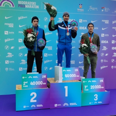ЂУРО БОРБЕЉ ШАМПИОН СРБИЈЕ У ПОЛУМАРАТОНУ