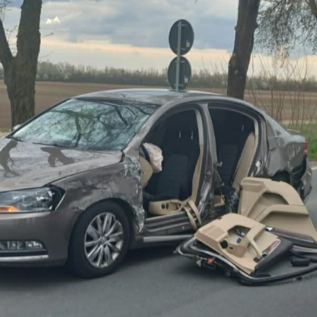 САОБРАЋАЈКА НА ПУТУ КА СОМБОРУ, СРЕЋОМ БЕЗ ПОВРЕЂЕНИХ