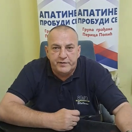 ПРЕДСЕДНИК ГГ „АПАТИНЕ ПРОБУДИ СЕ“, ПЕРИЦА ПОПИЋ, О ДЕСЕТ ГОДИНА НАПРЕДЊАЧКЕ ВЛАСТИ