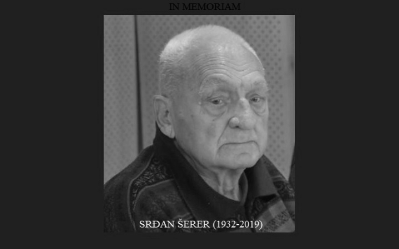 ИН МЕМОРИАМ: СРЂАН ШЕРЕР (1932-2019)