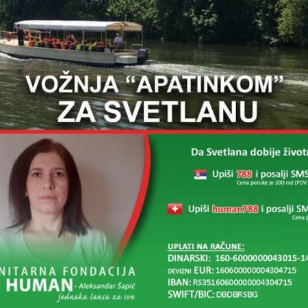 ДА СВЕТЛАНА ДОБИЈЕ НАЈВАЖНИЈУ ЖИВОТНУ БИТКУ: КОНЦЕРТ, БАЗАР, ВОЖЊА БРОДИЋЕМ...