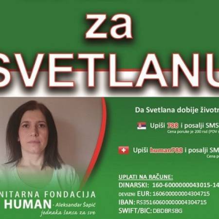 ПРИКУПЉЕНО ЈОШ 33.470 ДИНАРА ЗА СВЕТЛАНИНО ЛЕЧЕЊЕ, У НЕДЕЉУ НОВИ БАЗАР