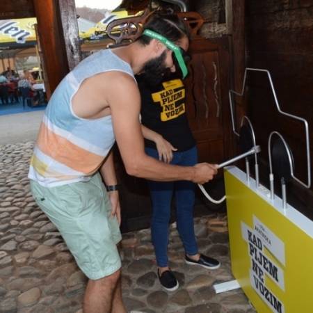 Кампања „Кад пијем, не возим“ у Гучи