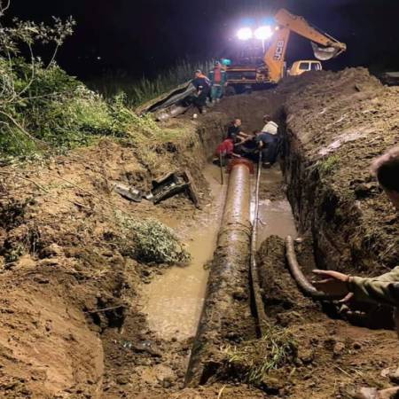 ХАВАРИЈА НА МАГИСТРАЛНОМ ЦЕВОВОДУ ОД АПАТИНА КА СВИЛОЈЕВУ И ПРИГРЕВИЦИ