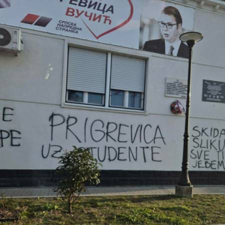 ОСВАНУЛИ ГРАФИТИ НА ПРОСТОРИЈАМА СНС У ПРИГРЕВИЦИ!