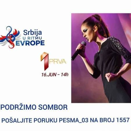 ПРИГРЕВЧАНКА АНЂЕЛА ГРАОВАЦ ПРЕДСТАВЉА СОМБОР НА ФЕСТИВАЛУ ''СРБИЈА У РИТМУ ЕВРОПЕ''