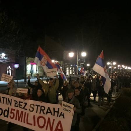 ОДРЖАНА ПЕТА ПРОТЕСТНА ШЕТЊА У АПАТИНУ