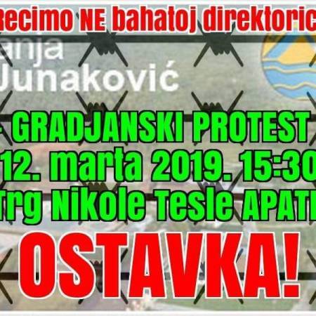 НОВИ ГРАЂАНСКИ ПРОТЕСТ У УТОРАК