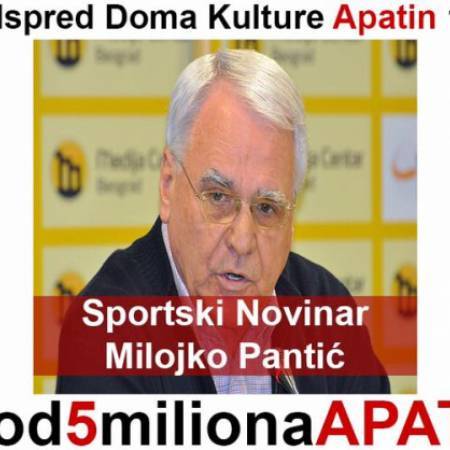МИЛОЈКО ПАНТИЋ НА ОСМОМ ПРОТЕСТУ У  АПАТИНУ