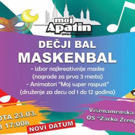 У СУБОТУ –  ДЕЧЈИ МАСЕКНБАЛ!