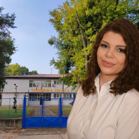 DUNJA DRAŽIĆ UČENICA GENERACIJE TEHNIČKE ŠKOLE SA DOMOM UČENIKA